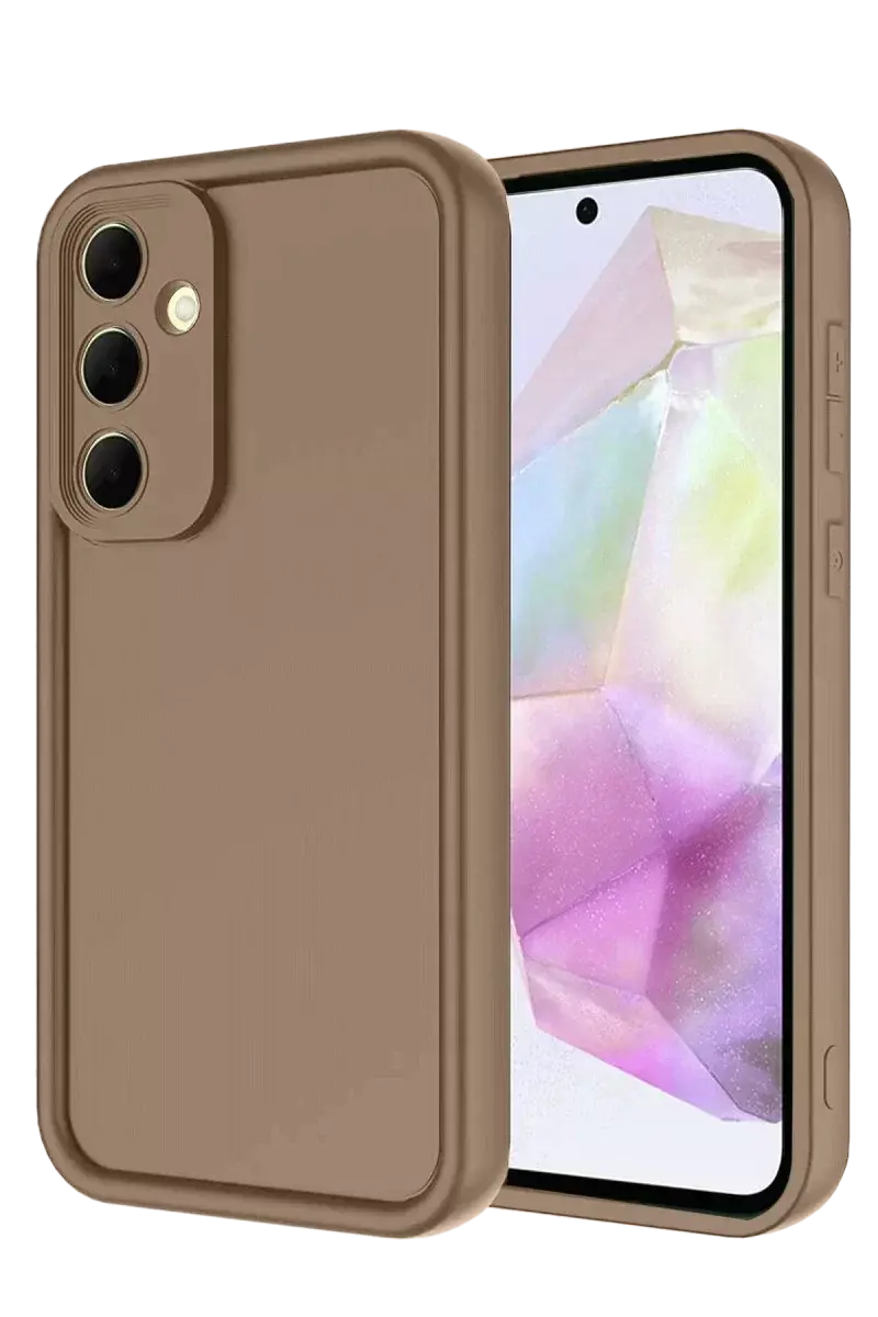 Newface Samsung Galaxy A26 Kılıf Viera Silikon - Kahverengi