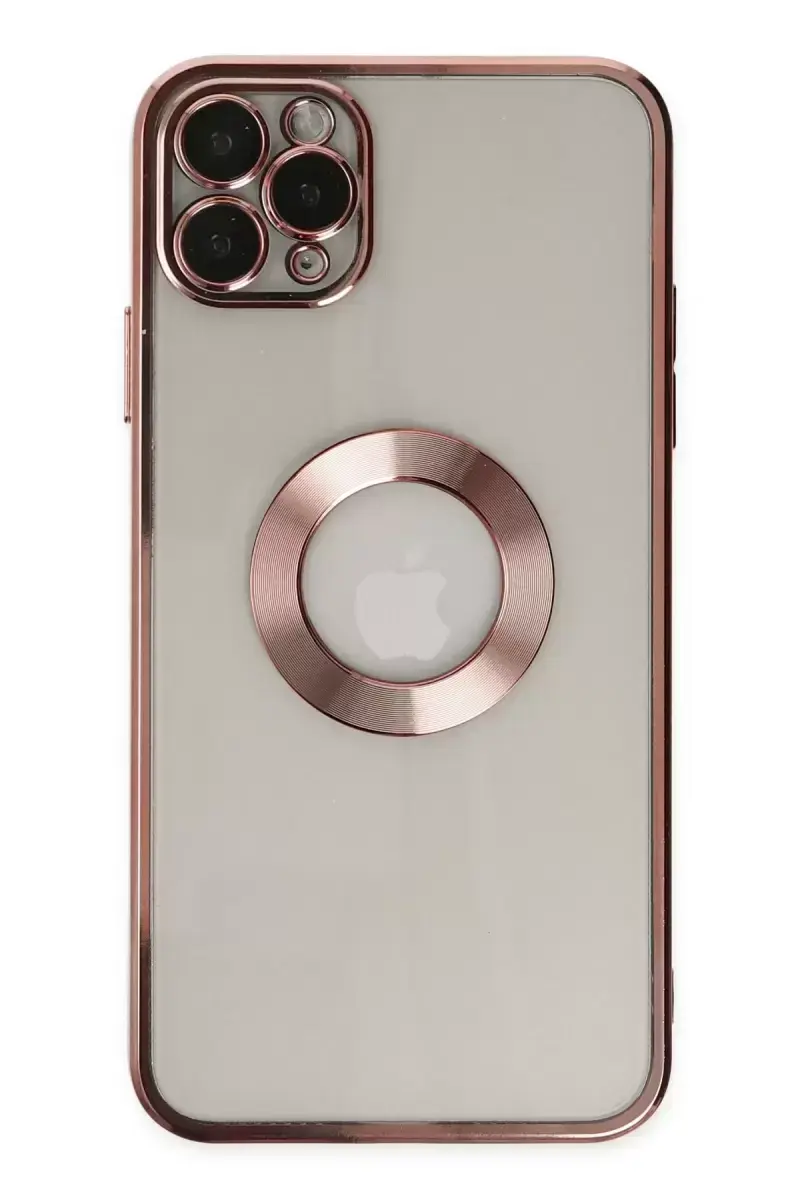 Newface İphone 11 Pro Kılıf Slot Silikon - Rose Gold