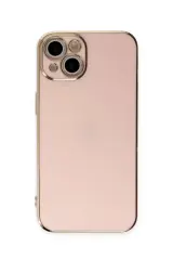 Newface Apple İphone 15 Kılıf Volet Silikon - Pembe