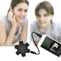 Powermaster Pm-24172 6'lı 3.5mm Stereo Aux Çoklayıcı