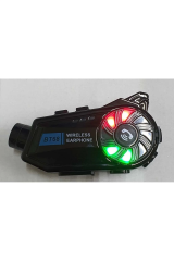 Bt68 Motosiklet Kask Bluetooth Kulaklık 1080p Kamera Ses Kontrolü Video Kayıt Özellikli İntercom