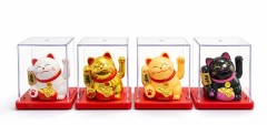 Güneş Enerjili Sallanan Şans Kedisi - Maneki Neko Alk4527