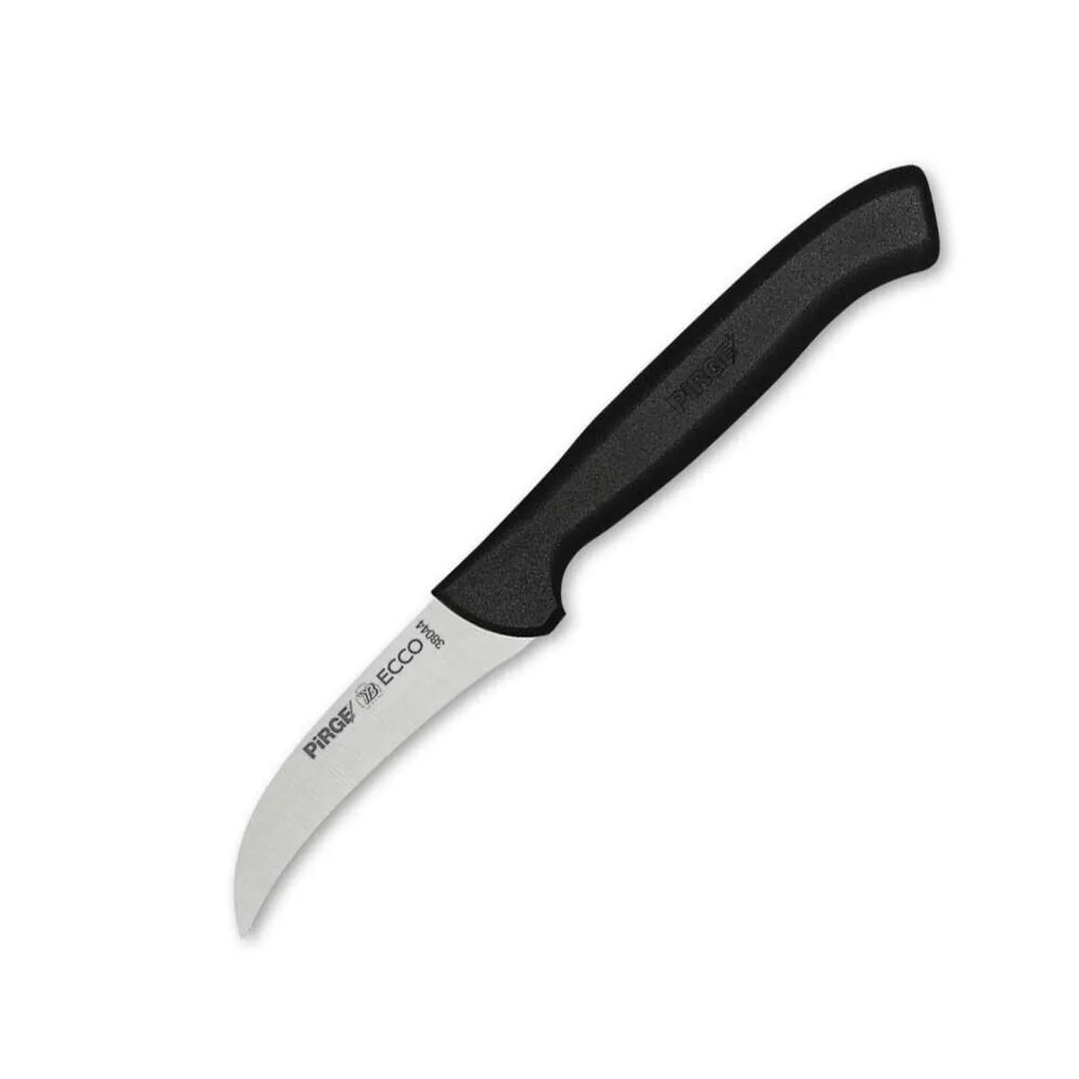 Pirge 38044 Ecco Kıvrık Eğri Sebze Dekor Bıçağı 7,5 Cm - Siyah