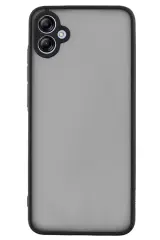Newface Samsung Galaxy A06 Kılıf Montreal Silikon Kapak - Siyah