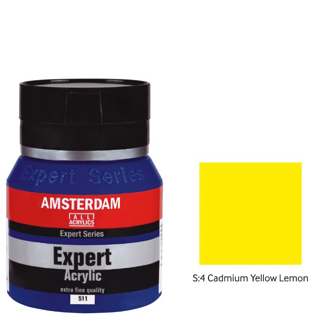 Talens Amsterdam Expert Serisi Akrilik Boya 400ml - S:4 Cadmium Yellow Lemon
