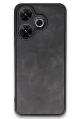 Newface Xiaomi Redmi 13 4g Kılıf Aras Deri Kapak - Siyah