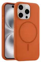 Joko Apple İphone 15 Pro Max Kılıf Jully Magsafe Kapak - Turuncu