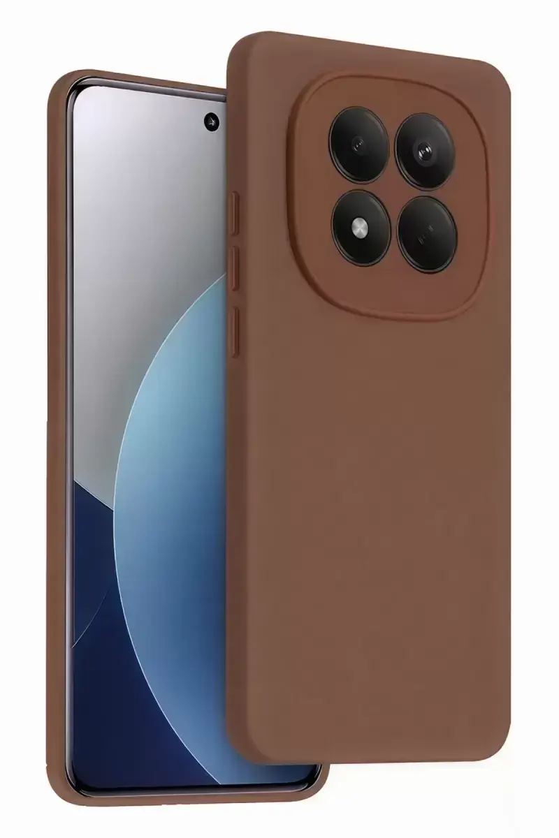 Newface Xiaomi Redmi Note 15 Pro 5g First Silikon - Kahverengi