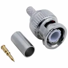 Bnc Fiş Erkek Sıkmalı Konnektör Rg 58 Tip