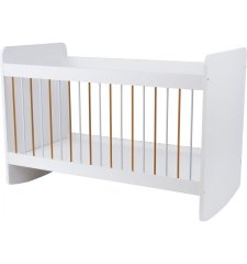 Jusso Gold White Sallanır Mobilya Beşik 60x120 Cm
