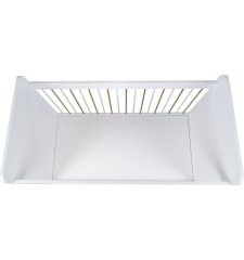 Jusso Gold White Sallanır Mobilya Beşik 60x120 Cm