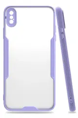 Newface İphone Xs Max Kılıf Platin Silikon - Lila