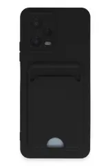 Newface Xiaomi Poco X5 5g Kılıf Kelvin Kartvizitli Silikon - Siyah