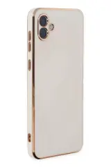 Newface Samsung Galaxy A04 Kılıf Volet Silikon - Beyaz