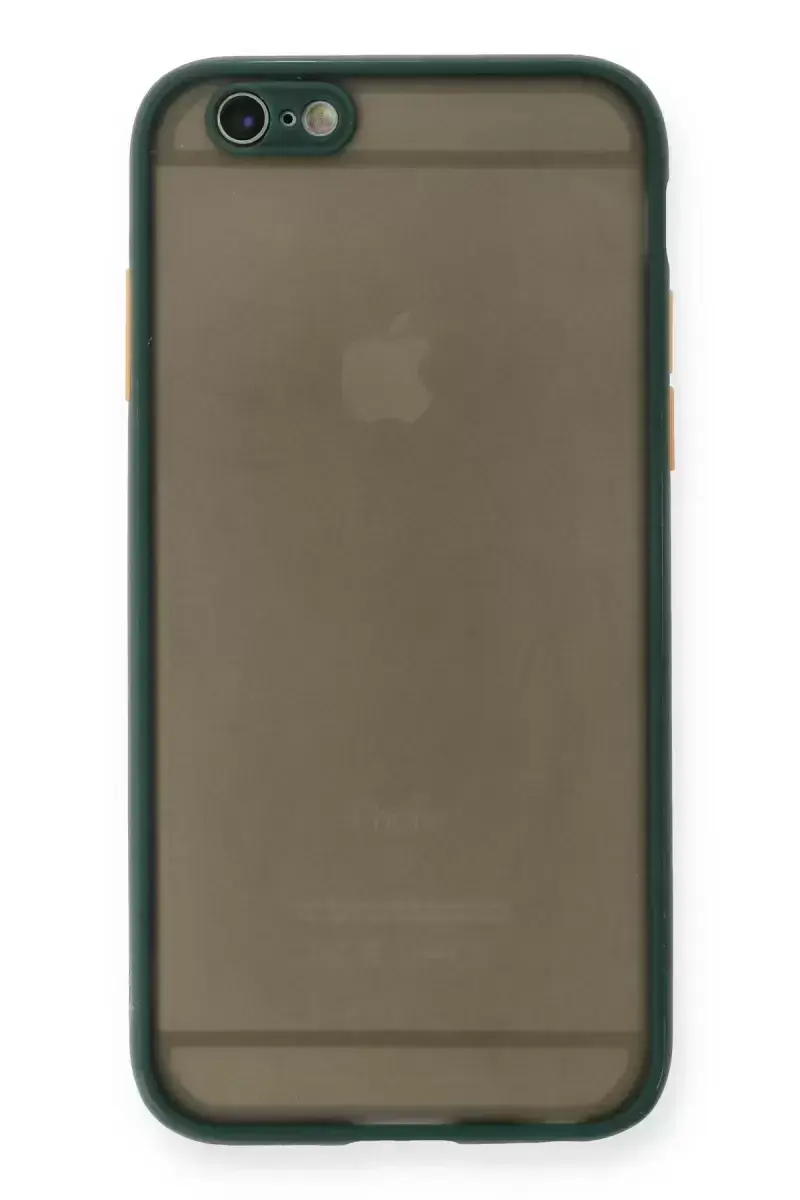 Newface İphone 6 Kılıf Montreal Silikon Kapak - Yeşil