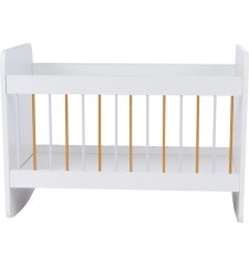 Jusso Gold White Sallanır Mobilya Beşik 50x90 Cm