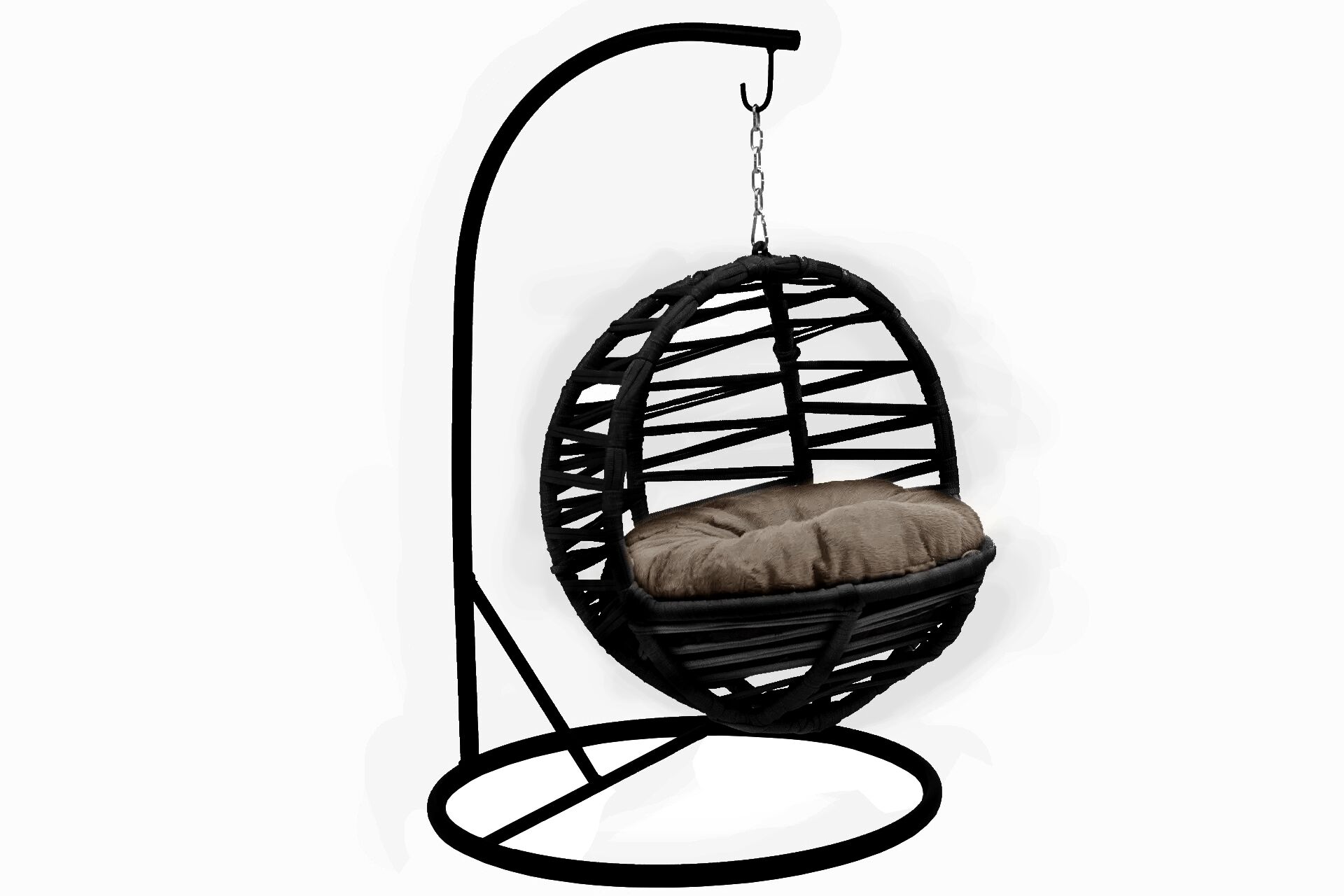 Markapet Kedi Salıncağı Hamak Yatak 43-48-68 cm Siyah