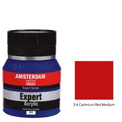Talens Amsterdam Expert Serisi Akrilik Boya 400ml - S:4 Cadmium Red Medium
