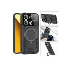 Samsung Galaxy A05 Kılıf Joy Lens Standlı Kapak - Koyu Yeşil