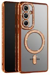 Joko Samsung Galaxy A57 5g Joke Simli Magneticsafe Kılıf - Turuncu