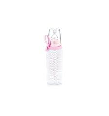 Babyjem Büyük Biberon Kılıfı Pembe Biye