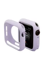 Newface Apple Watch 42mm Silikon Alt Kasa - Lila
