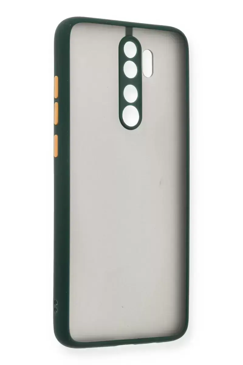 Newface Xiaomi Redmi Note 8 Pro Kılıf Montreal Silikon Kapak - Yeşil