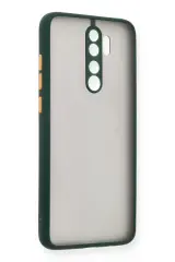 Newface Xiaomi Redmi Note 8 Pro Kılıf Montreal Silikon Kapak - Yeşil