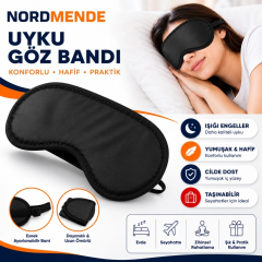 Uyku Göz Bandı | Premium Işık Geçirmez Göz Maskesi