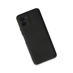 Vivo Y15s Kılıf First Silikon - Siyah