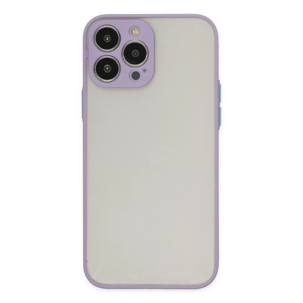 İphone 13 Pro Kılıf Montreal Silikon Kapak - Mor