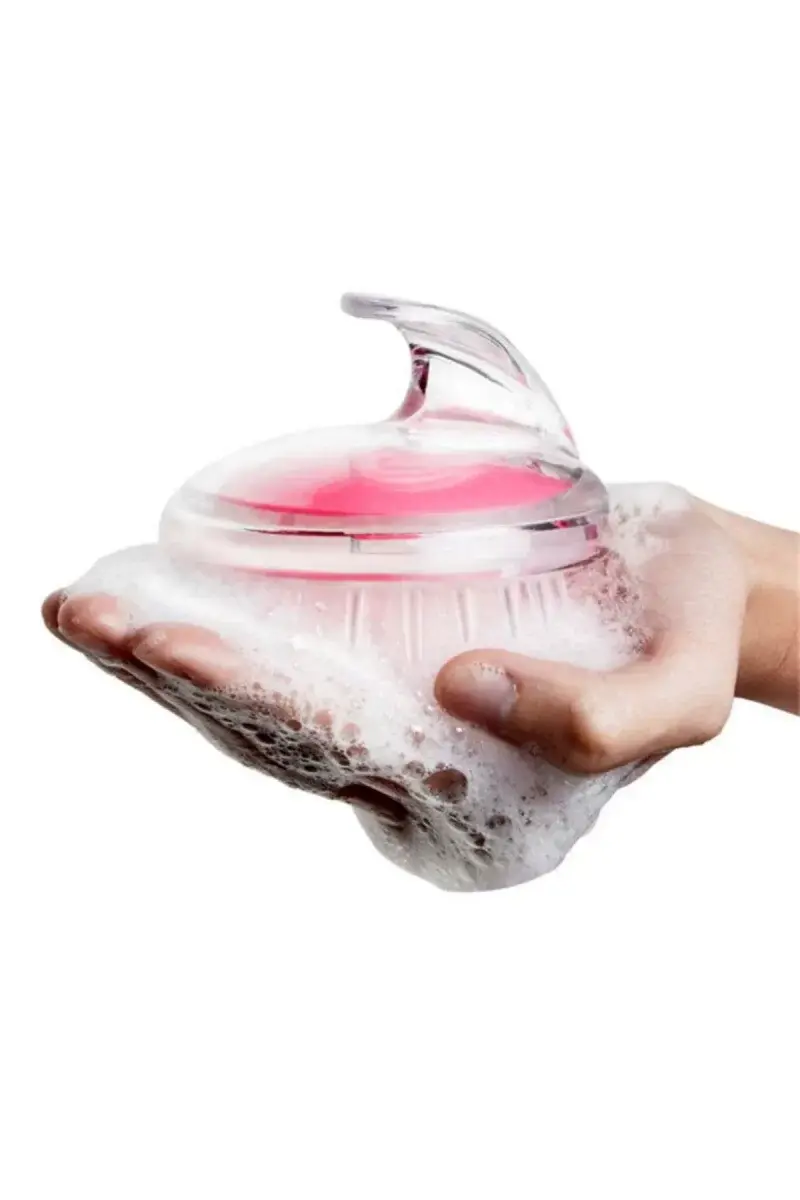 Silikon Yumuşak Duş Saç Fırçası