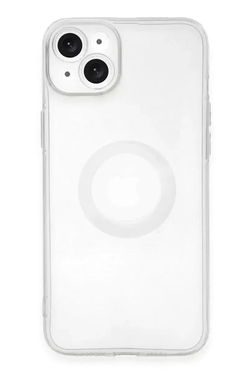Newface İphone 14 Plus Kılıf Santa Lens Silikon - Şeffaf
