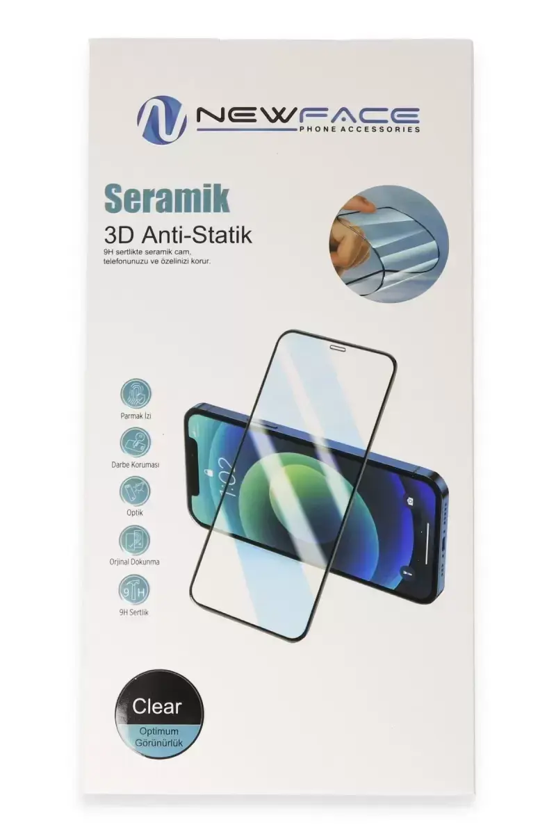 Newface Samsung Galaxy S26 Plus 3d Antistatik Seramik Nano Ekran Koruyucu - Siyah