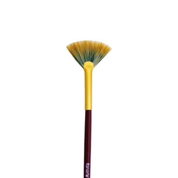 Studio Decorative Arts Seri 714 Sentetik Kıl Yelpaze Fırça No:4