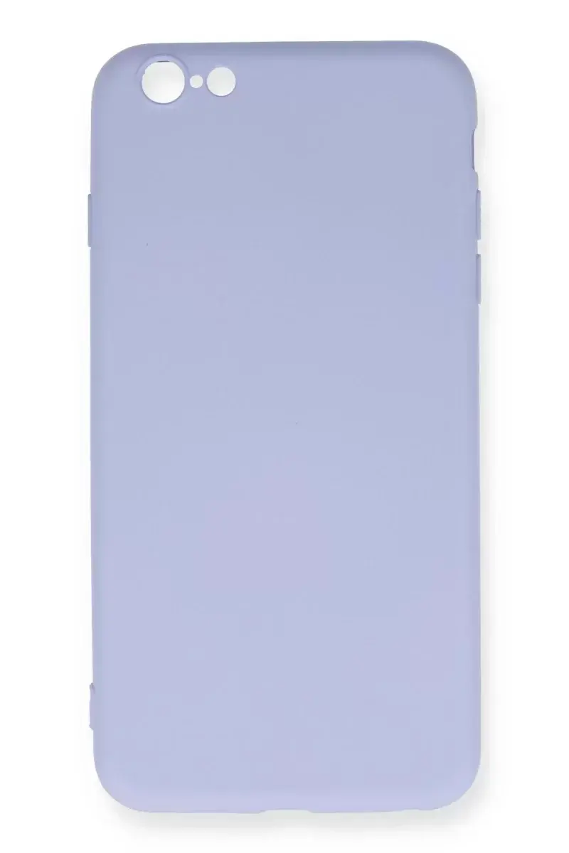 Newface İphone 6 Plus Kılıf Nano İçi Kadife Silikon - Lila