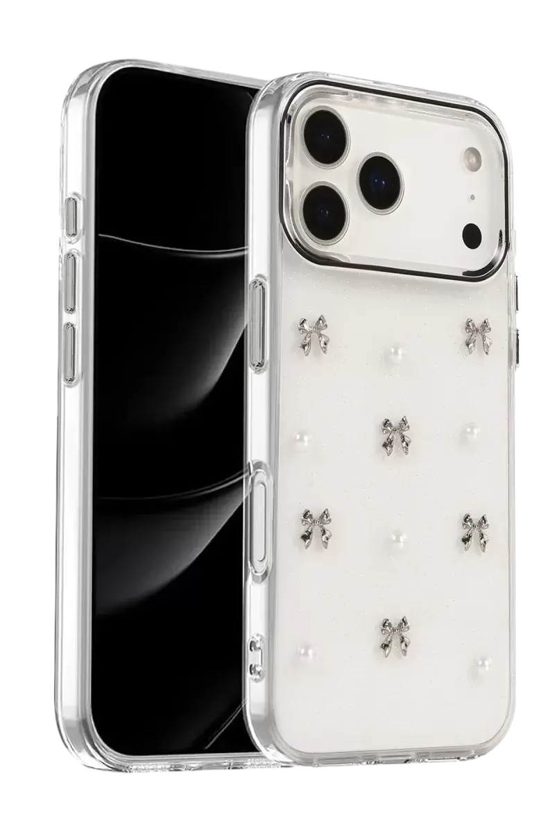 Newface Apple İphone 17 Pro Fiyonk Desenli Kapak - Desen 8