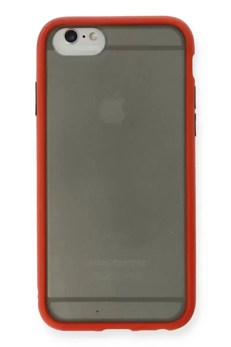 Newface İphone 6 Kılıf Montreal Silikon Kapak - Kırmızı
