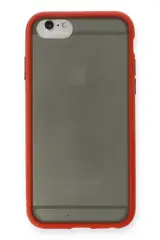 Newface İphone 6 Kılıf Montreal Silikon Kapak - Kırmızı