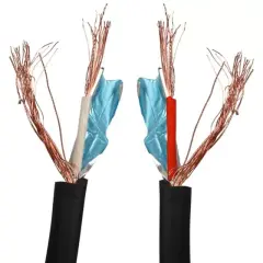 Magicvoice Av808 0.20mm Kesit Bitişik Ve Blendajlı İkili 100 Metre Kalın Walkman Mikrofon Ses Kablosu (od:8.0mm)