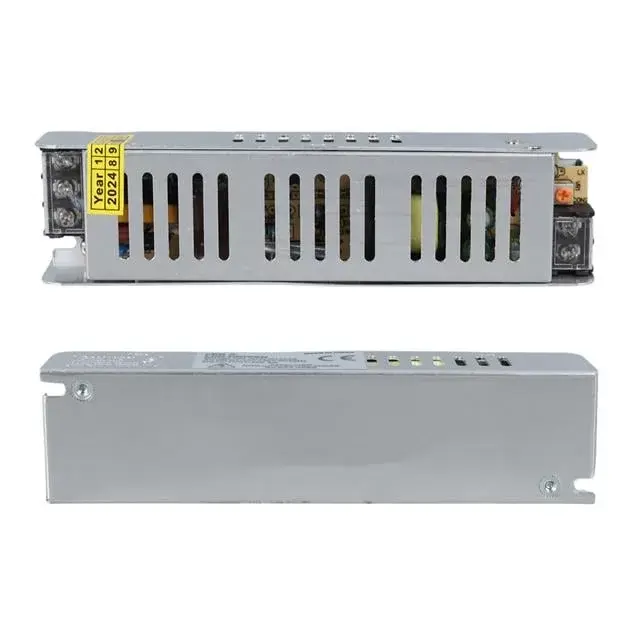 Ledx Aln-m1205s 12 Volt 5 Amper Slim Metal Kasa Adaptör 160x40x35mm