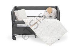 Sema Baby 6 Parça Lüks Park Yatak Bebek Uyku Seti - Ekru Fil