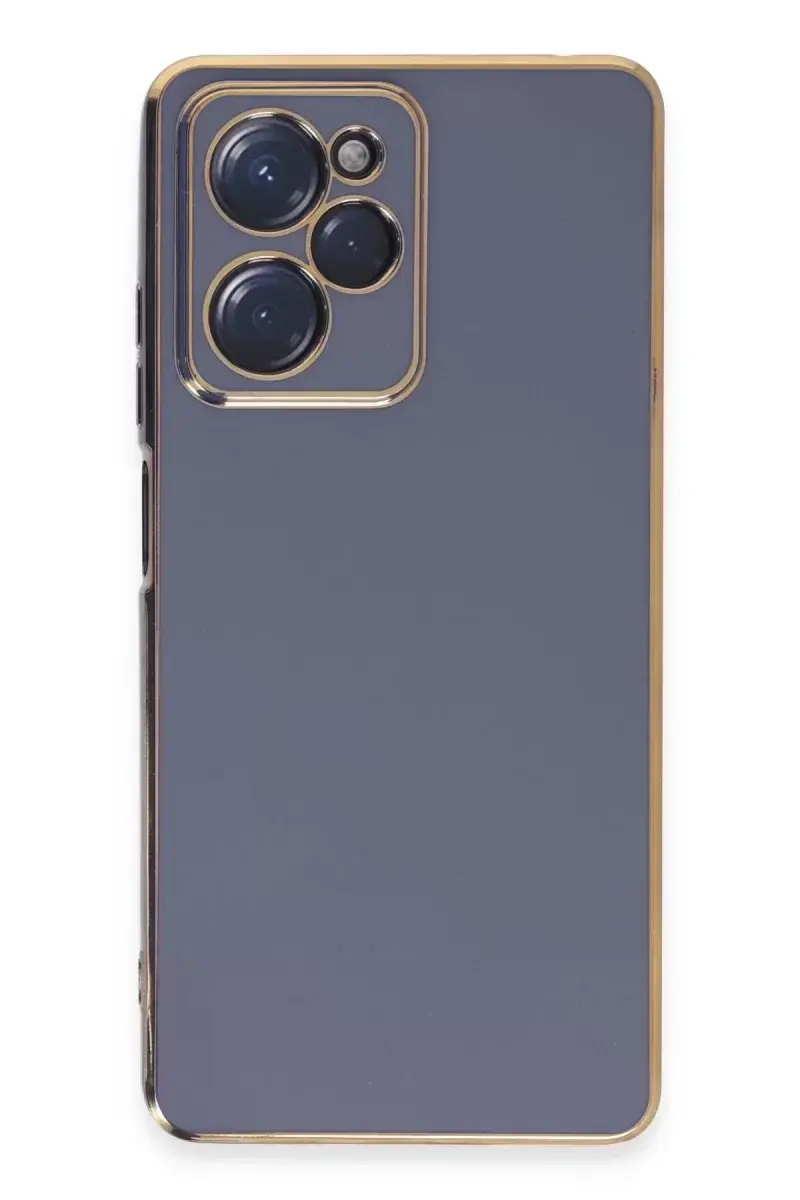 Newface Xiaomi Poco X5 Pro 5g Kılıf Volet Silikon - Mavi