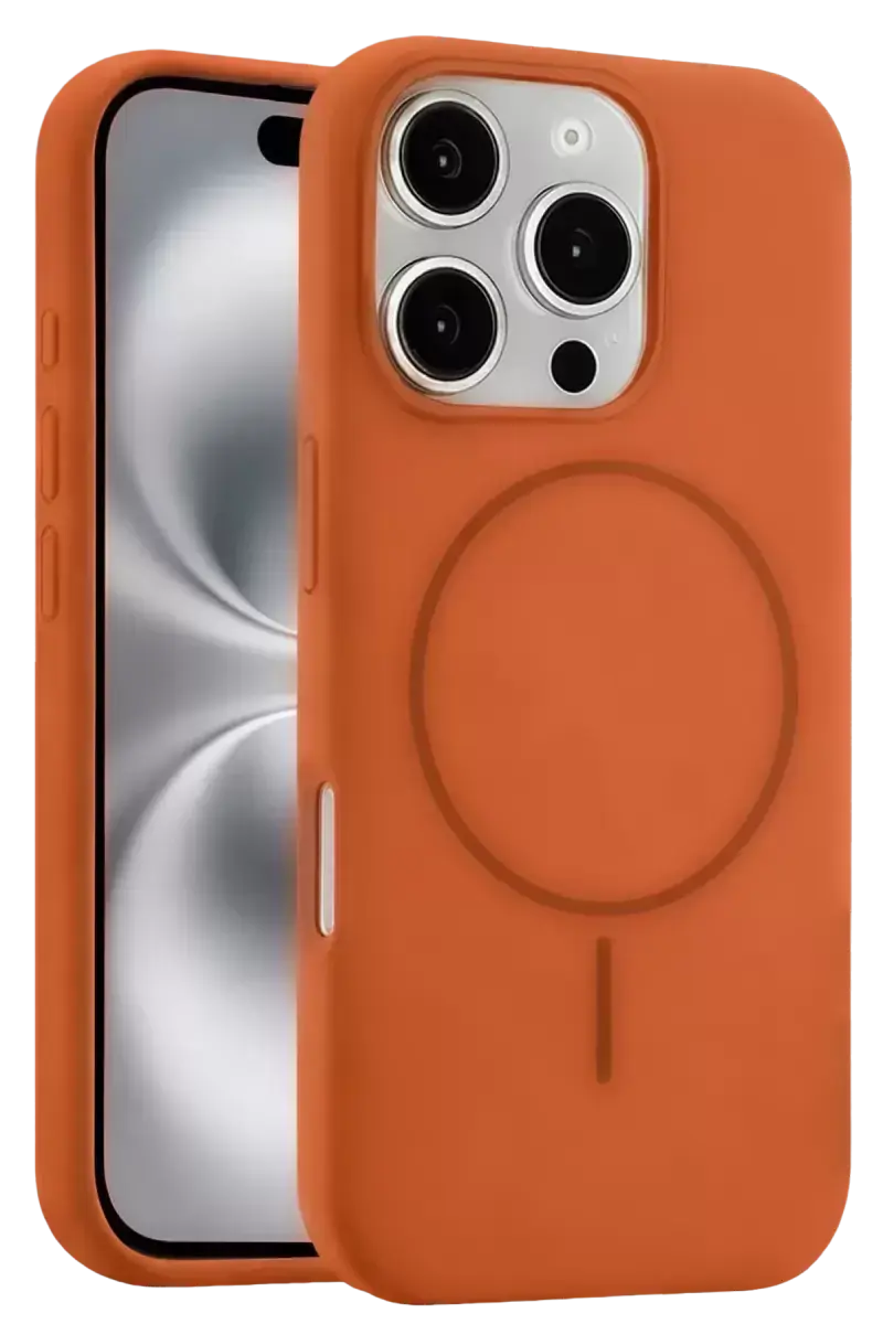 Joko Apple İphone 16 Pro Kılıf Jully Magsafe Kapak - Turuncu