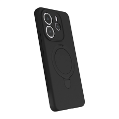 Xiaomi Redmi Note 14 4g Regal Magsafe Standlı Kapak - Siyah