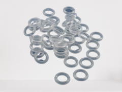 Plastik Şeffaf Simit Halka 25'li 17 mm Çaplı