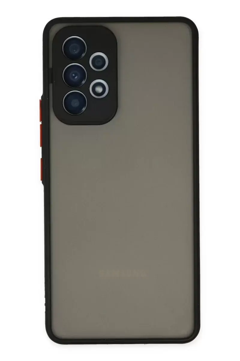 Newface Samsung Galaxy A33 5g Kılıf Montreal Silikon Kapak - Siyah