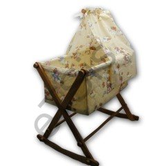 Comfymax Sallanır %100 Doğal Ahşap Beşik