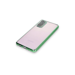 Samsung Galaxy S20 Fe Kılıf Razer Lensli Silikon - Yeşil