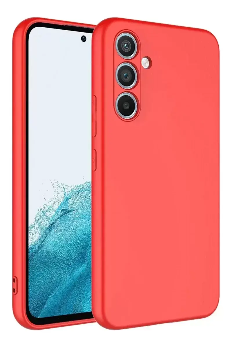 Newface Samsung Galaxy A16 5g Kılıf First Silikon - Kırmızı